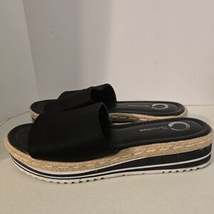 Journee Collection Rosey Wedge Sandals Tru Comfort Foam 9.5